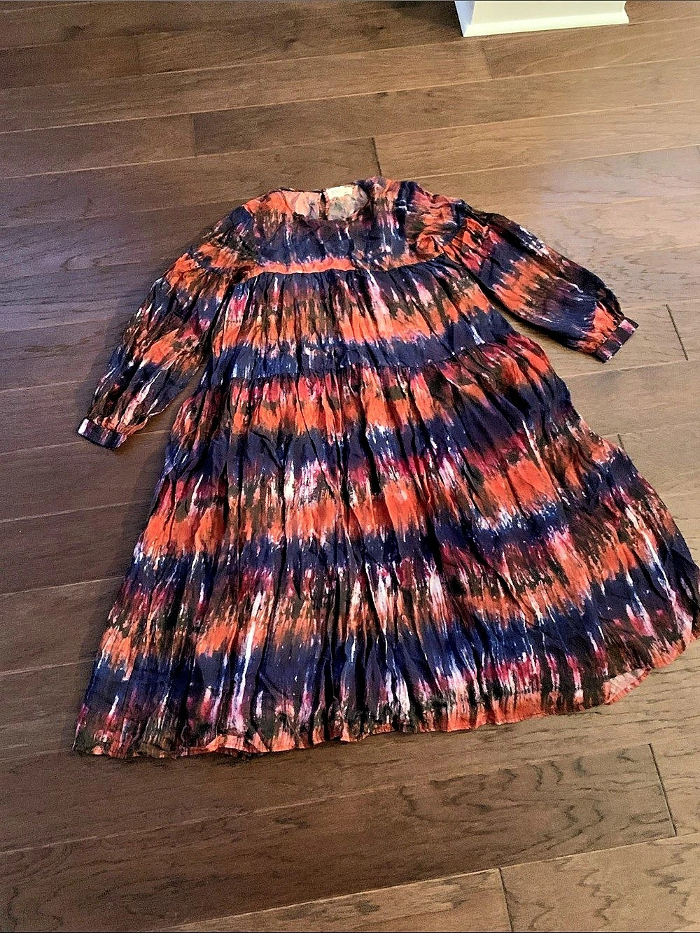 Anthropologie NorBlack/NorWhite Tie-Dye Maxi  Dress